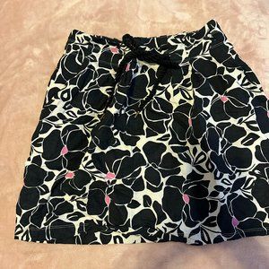LOFT 4P Floral A-Line Mini Skirt